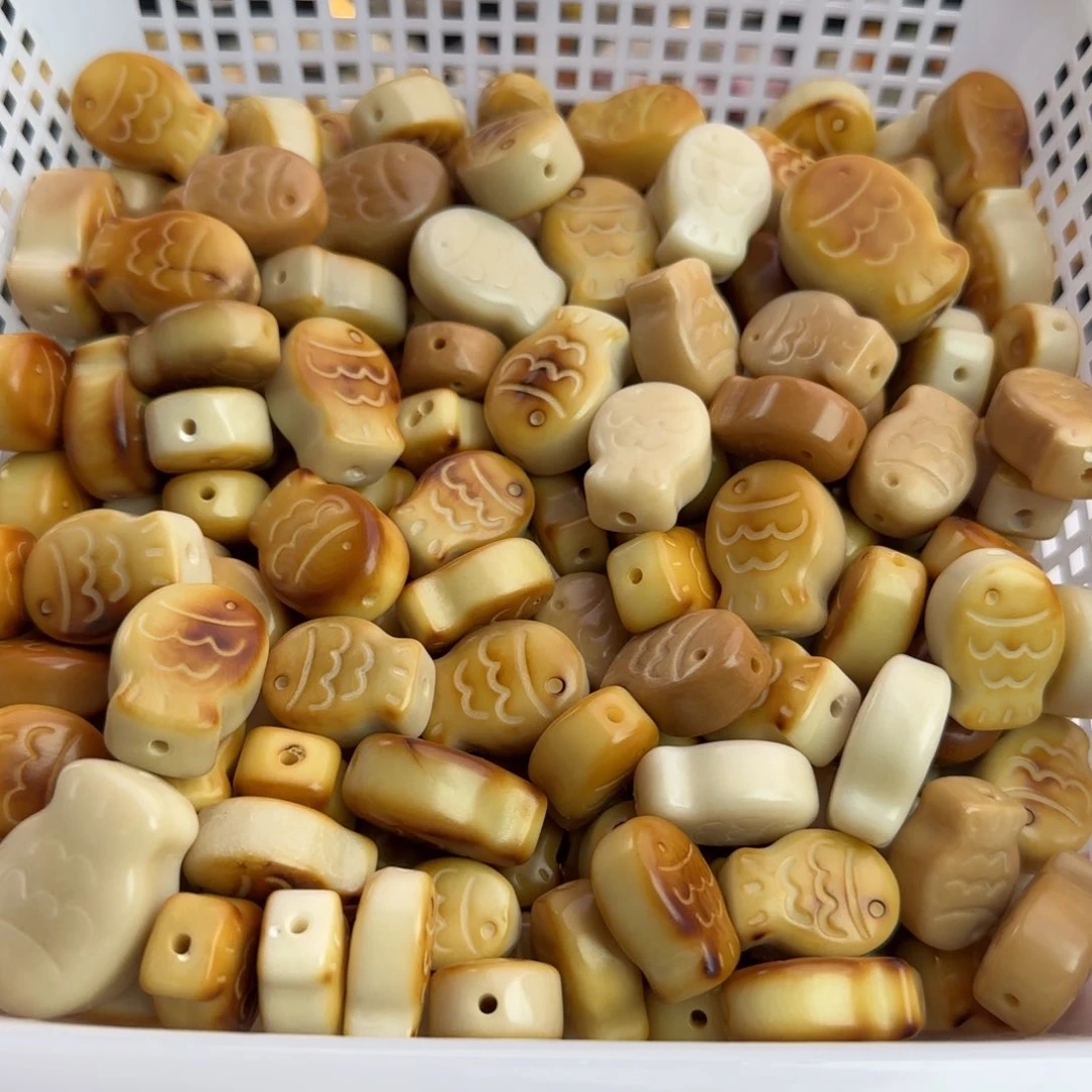 菩提根/象牙果吊坠微瑕牙果鱼排2颗