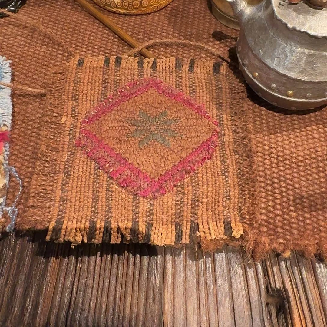 长*?火草麻茶垫手工。