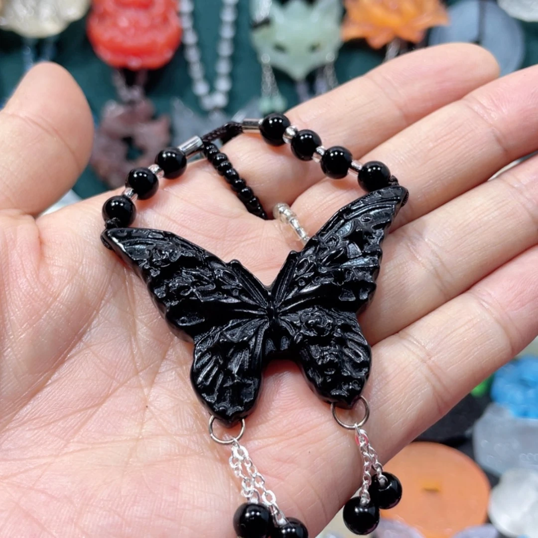 【闪购商品】未镶嵌岫玉颈饰37项链