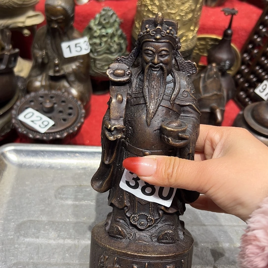 黄铜摆件，文房摆件