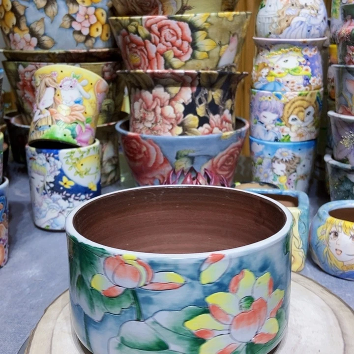 景德镇艺术手绘作品