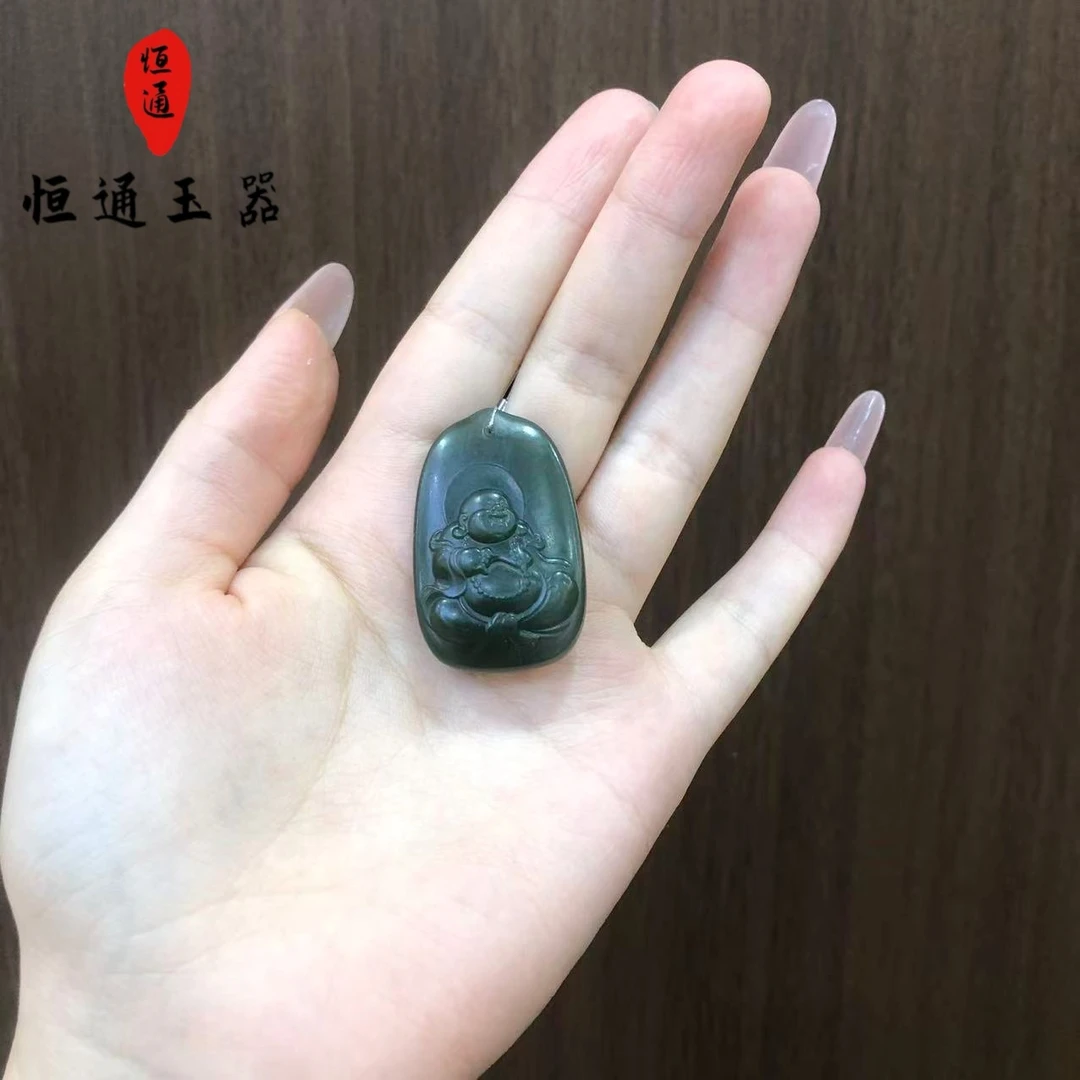 和田玉佛公吊坠 2-g1526-588