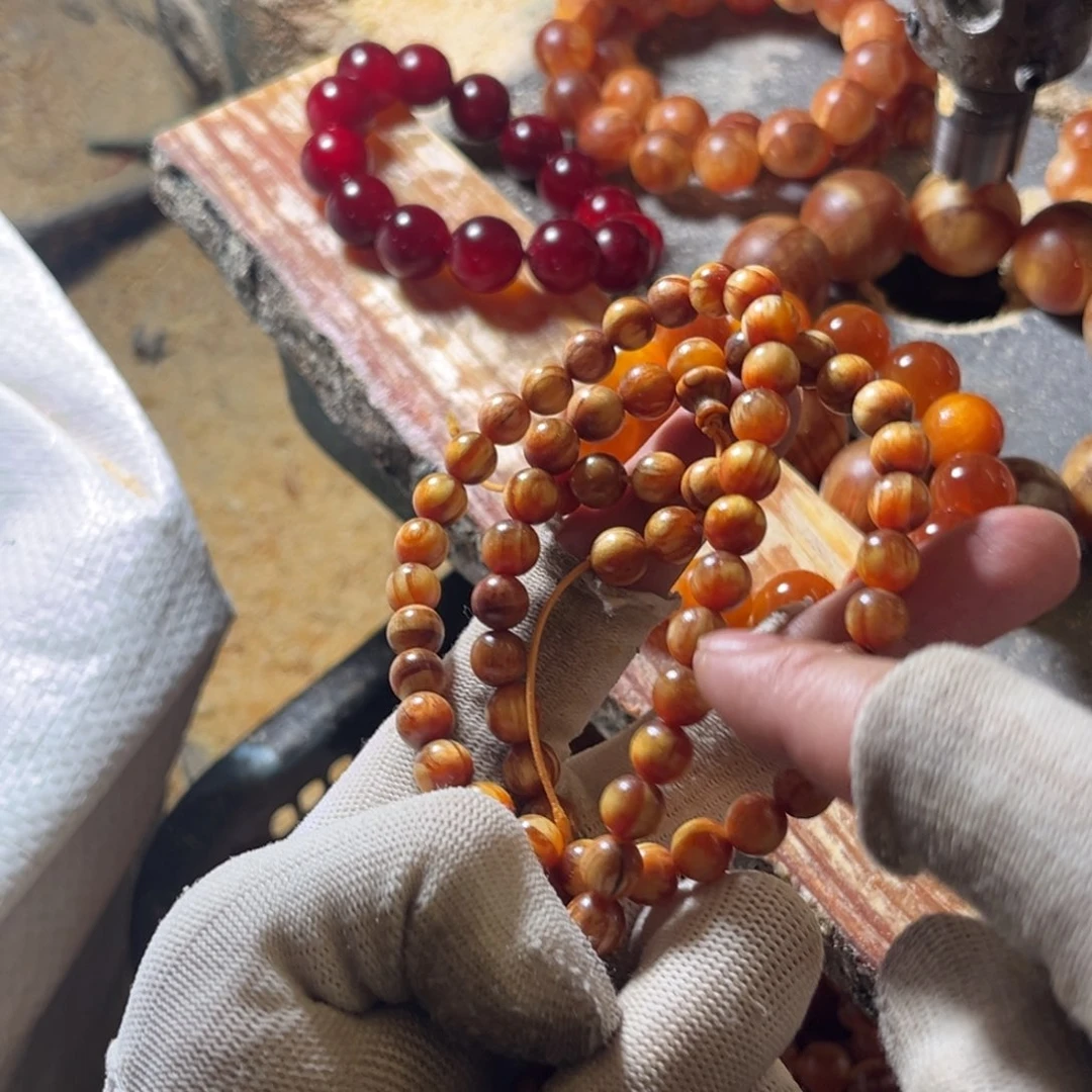 松木（琥珀木）手串/手链0.8手持