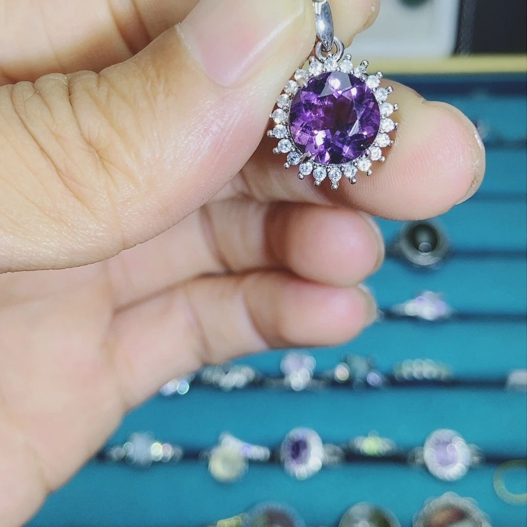 【闪购商品】未镶嵌吊坠(不含链)紫晶