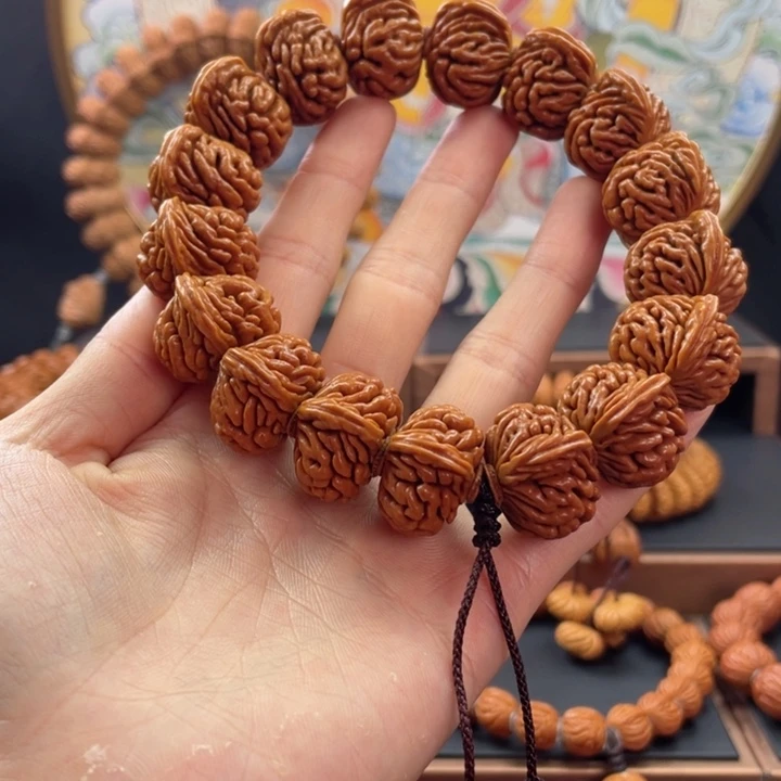 桃核手串龙纹桃核矮刺