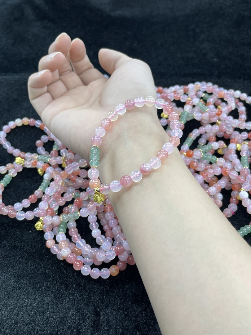 【小耿珠宝】玉髓DIY手串（多样性发其一）