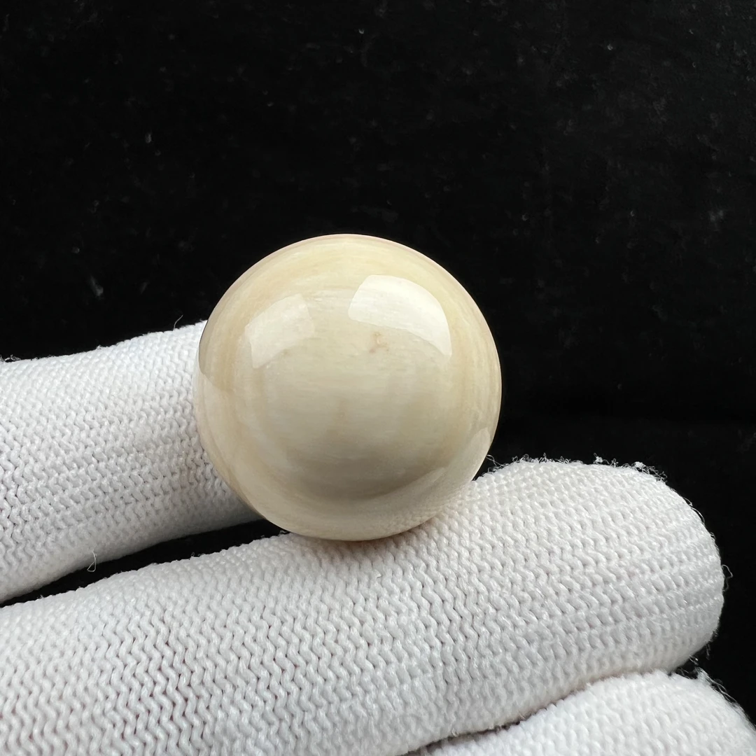 D3876天然猛犸牙 单珠 23mm支持鉴定 假一罚四