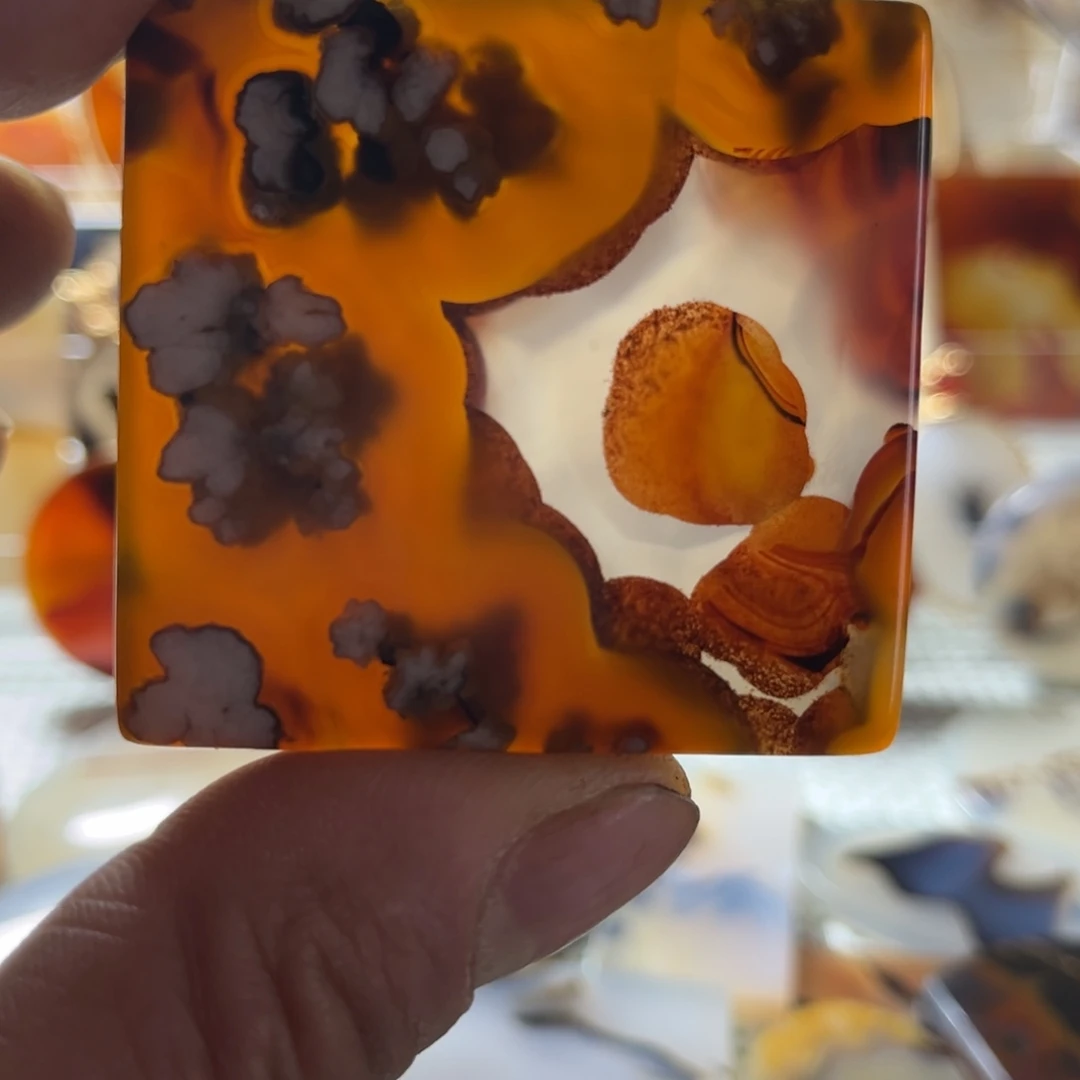 玛瑙/玉髓未镶嵌吊坠(不含链)