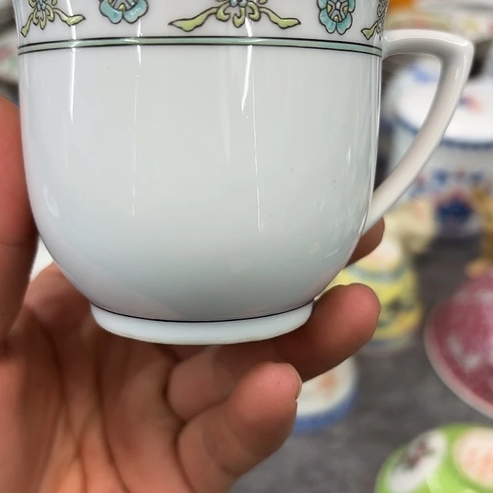 陶摆件景德镇陶瓷艺术茶杯