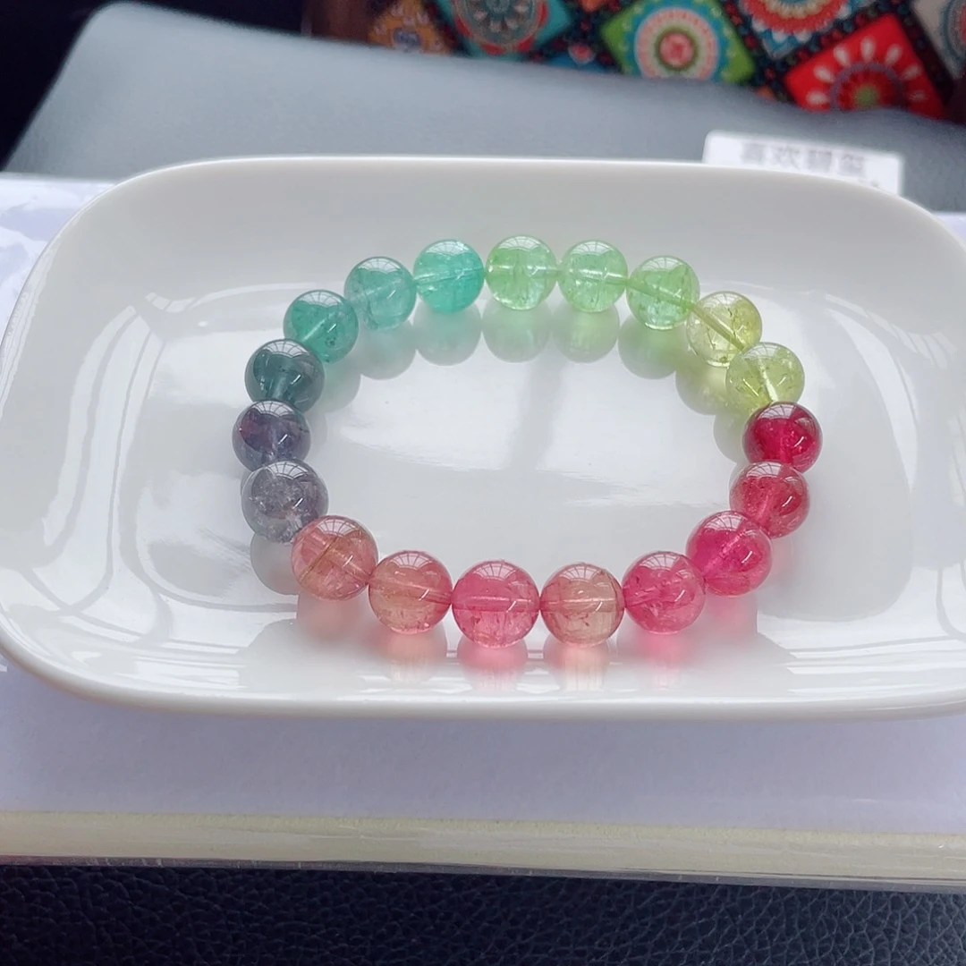未镶嵌手链碧玺10mm左右