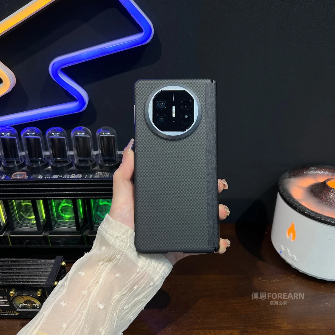 适用于华为matex5手机壳双中轴折叠屏磁吸matex3保护套x5超薄后壳