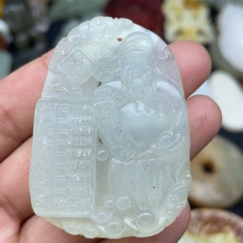 蛇纹石玉颈饰未镶嵌72