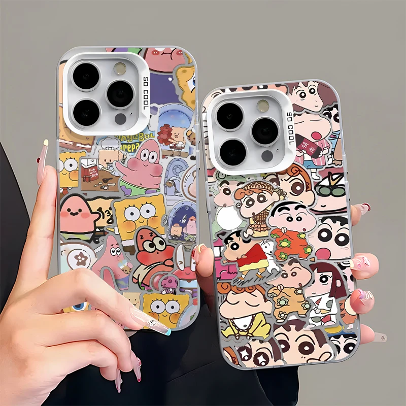 小新海绵宝宝大合集适用苹果16promax手机壳华为p7vivo小米15oppo