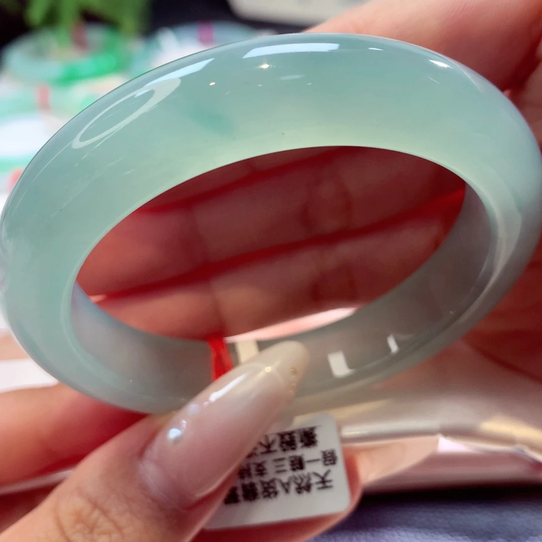 未镶嵌手镯翡翠正圈24号66