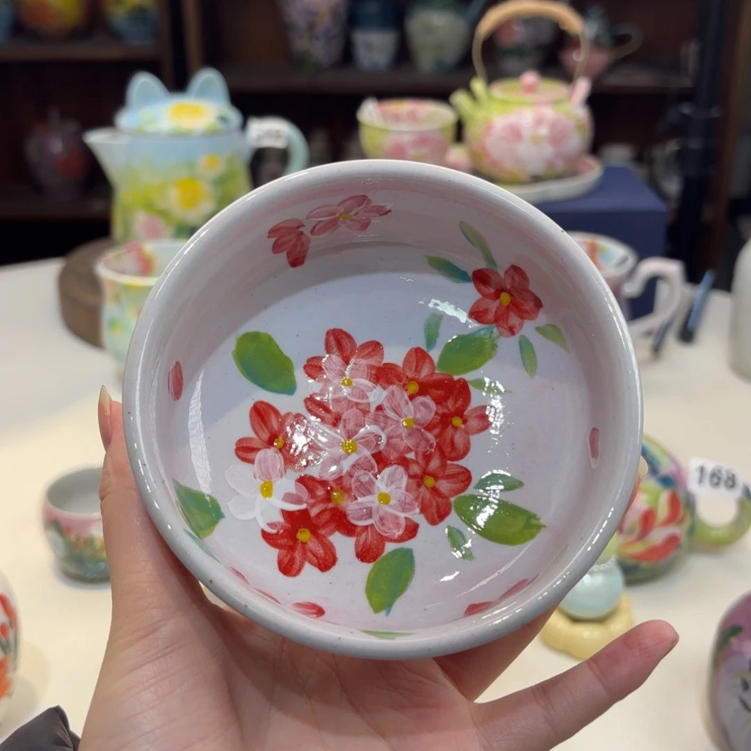 景德镇手绘高温釉下彩陶瓷茶具