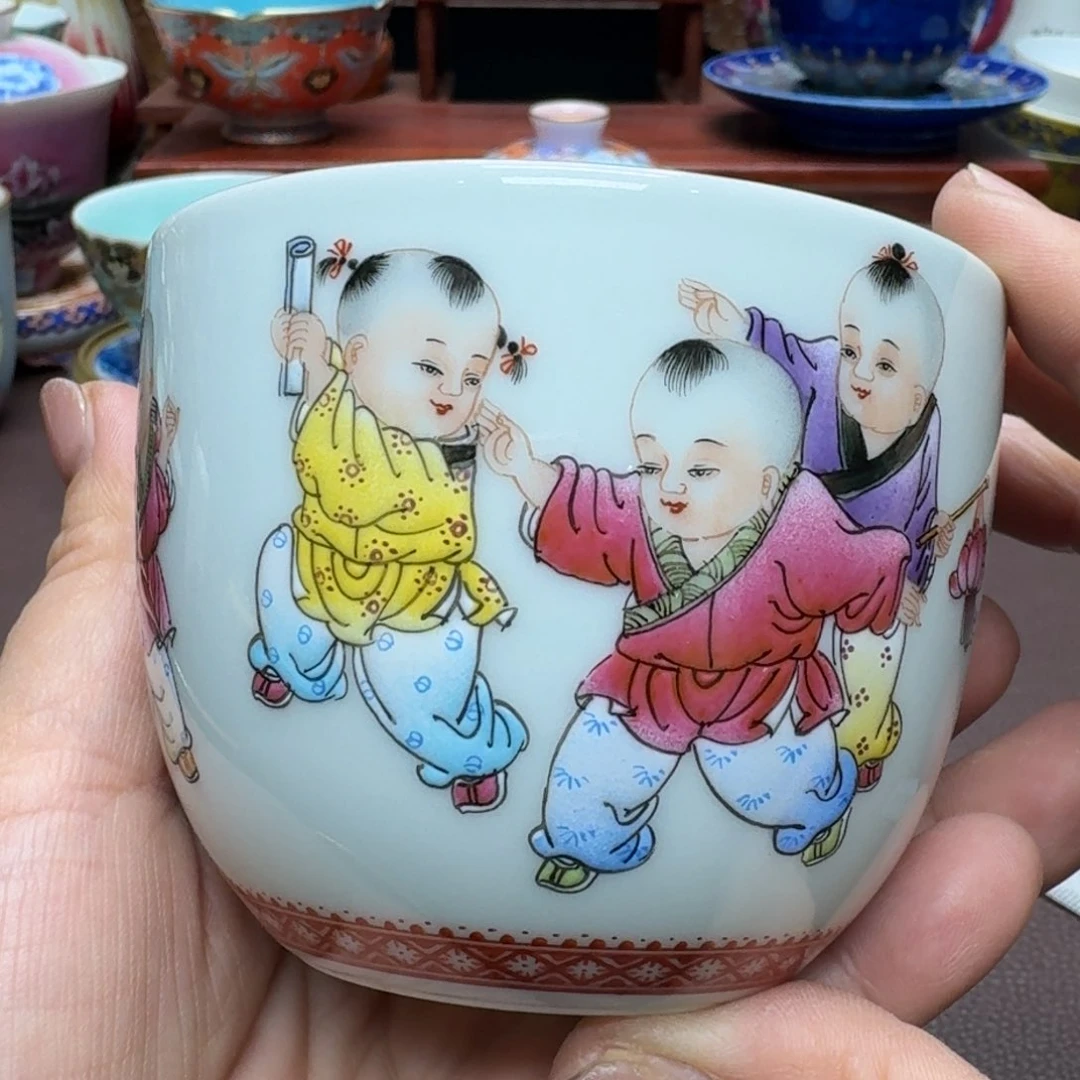 瓷片景德镇仿古手工制作精品展示