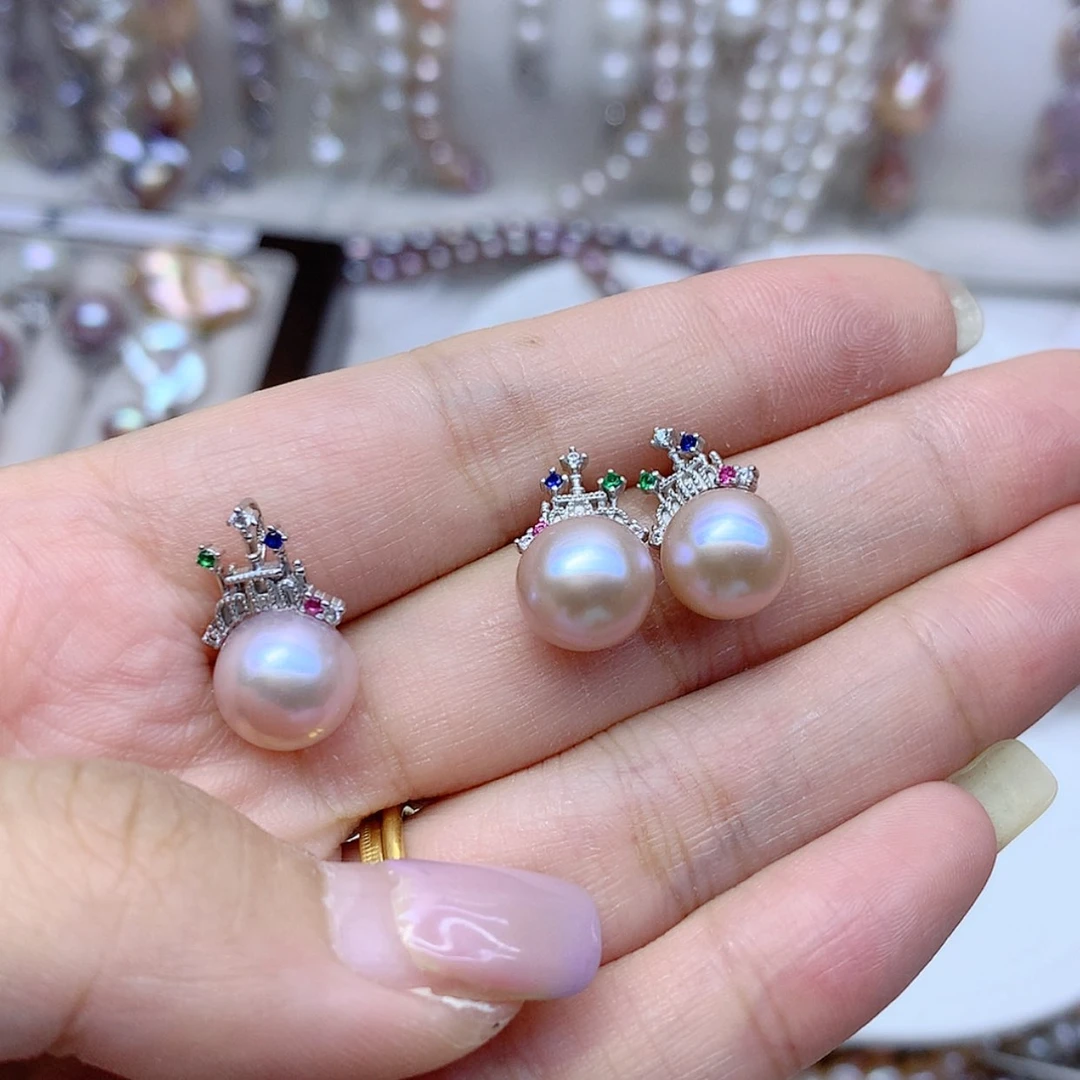 【闪购商品】淡水珍珠银S925镶嵌颈饰