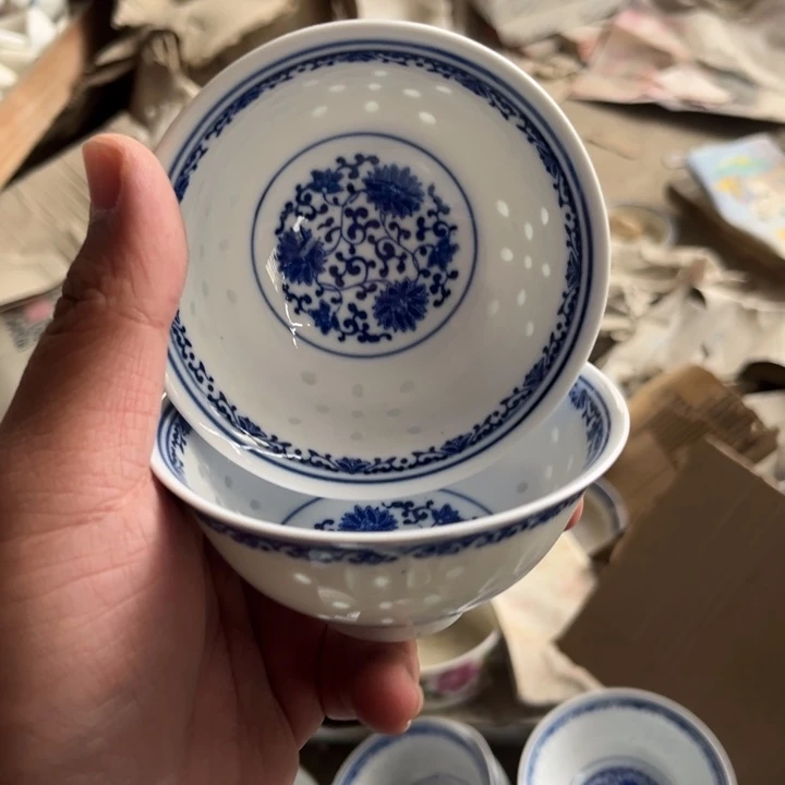 陶碗景德镇高温细白瓷