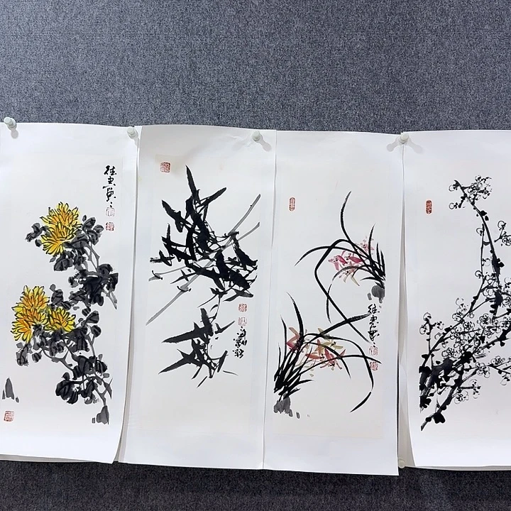 国画李德云手绘作品