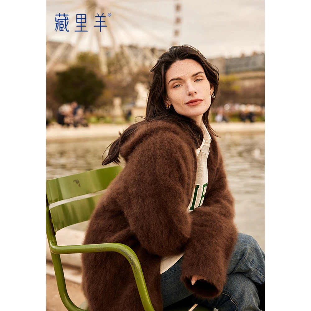 【阳光专属】藏里羊北美小动物毛毛暖冬计划双层加厚外套M1263