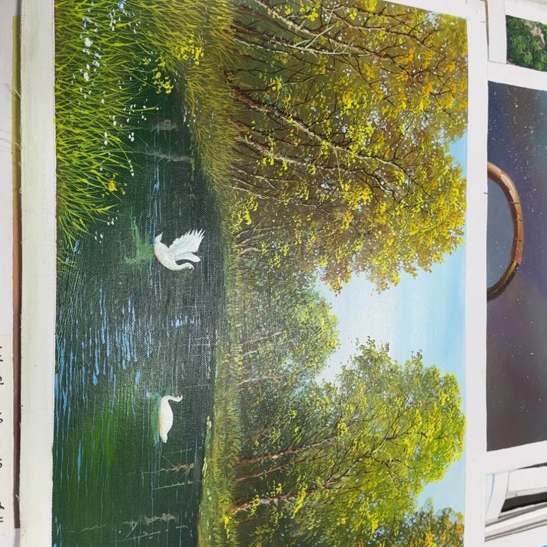 油画我也不想去看