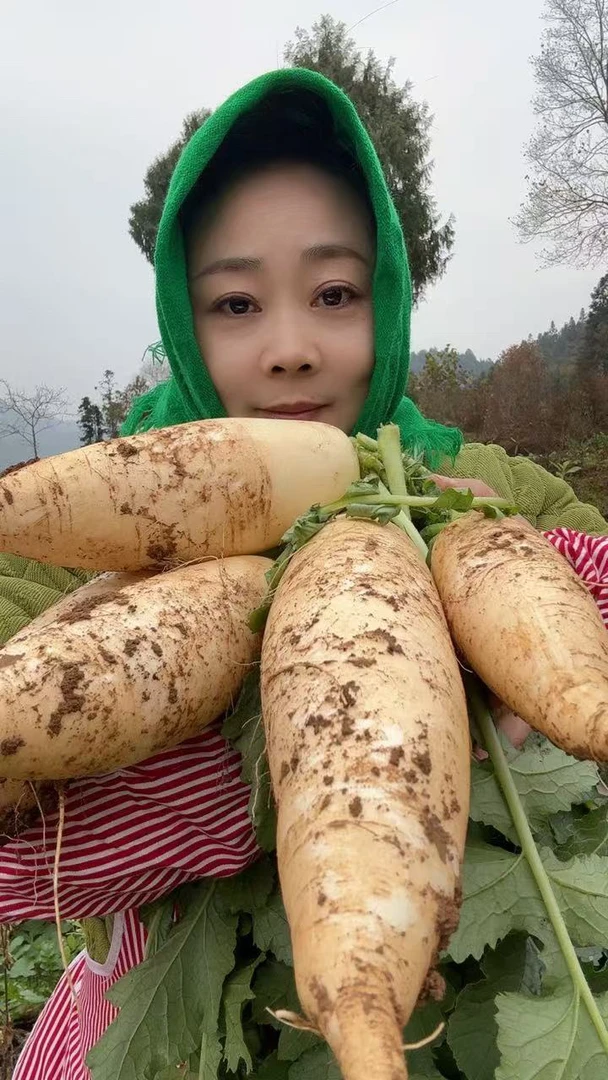 贵州高山农家本地白萝卜