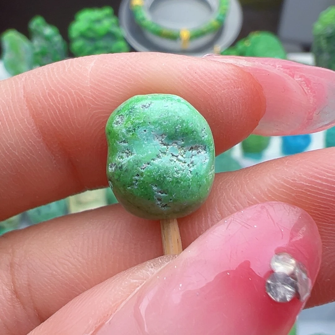 绿松石未镶嵌绿松石  主播万丽