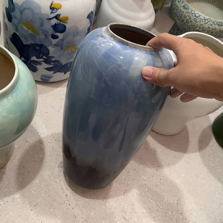 白泥花盆微瑕无孔