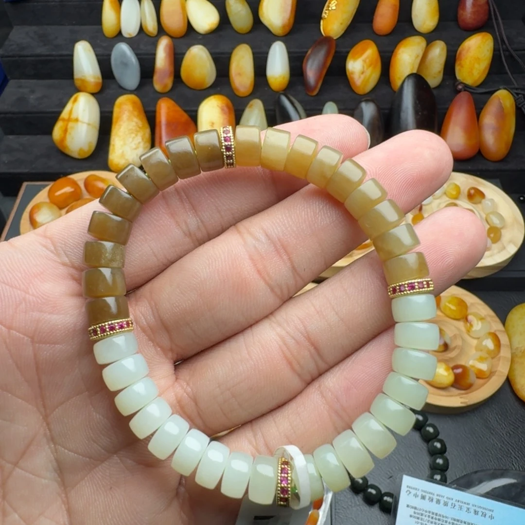 和田玉未镶嵌手串