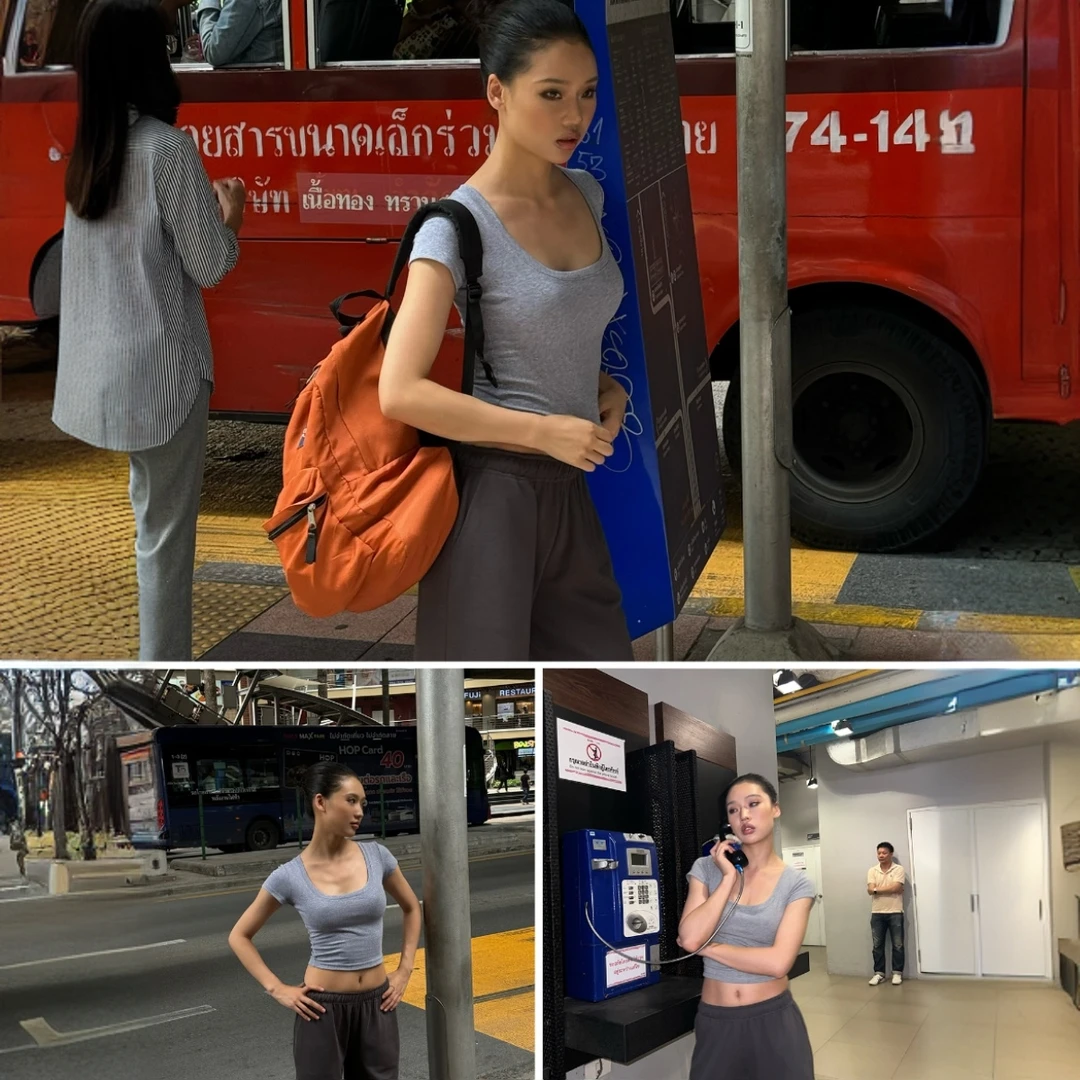 深灰色方领弹力修身短袖T恤女夏季新款显瘦欧美方领纯色百搭上衣