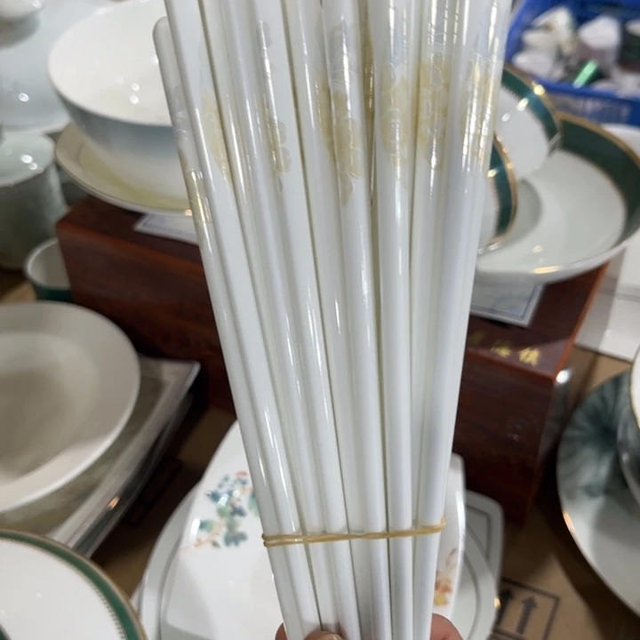 瓷片陶瓷筷子十双