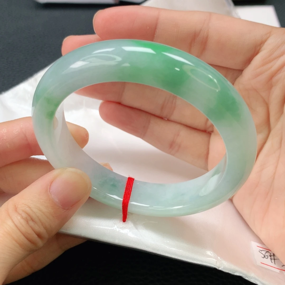 翡翠手镯未镶嵌缅甸56