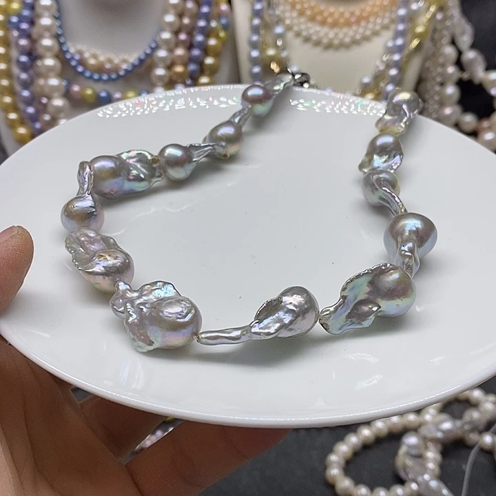 淡水珍珠颈饰未镶嵌