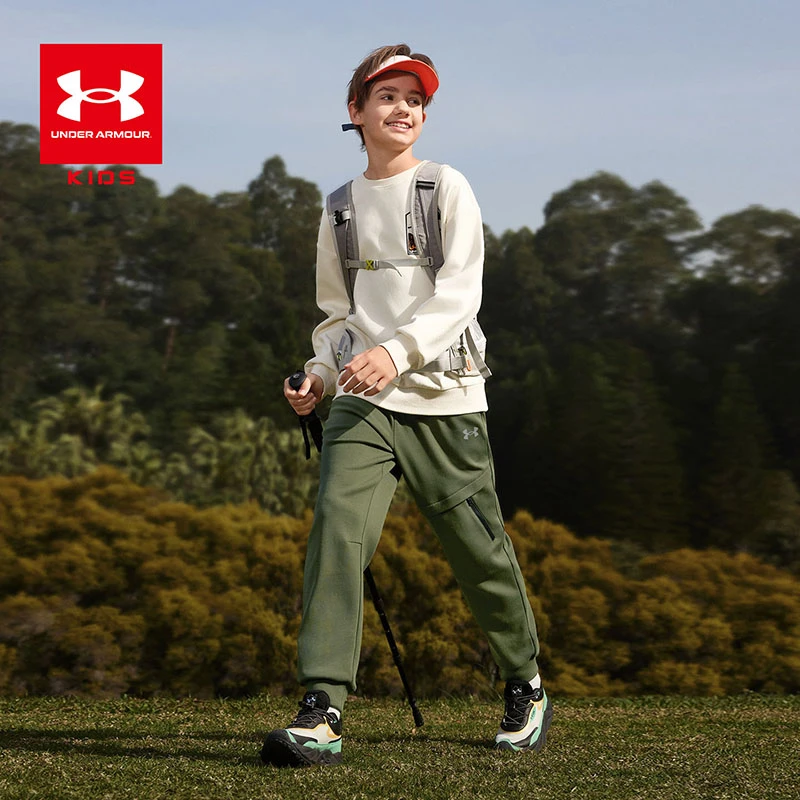 Under Armour/儿童运动轻薄时尚秋冬舒适长裤潮酷童装休闲