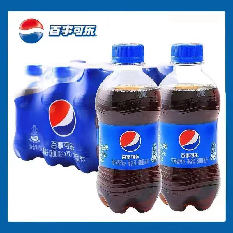 到手6瓶 百事可乐300ml*6瓶碳酸饮料百事可乐夏日饮料小瓶可乐