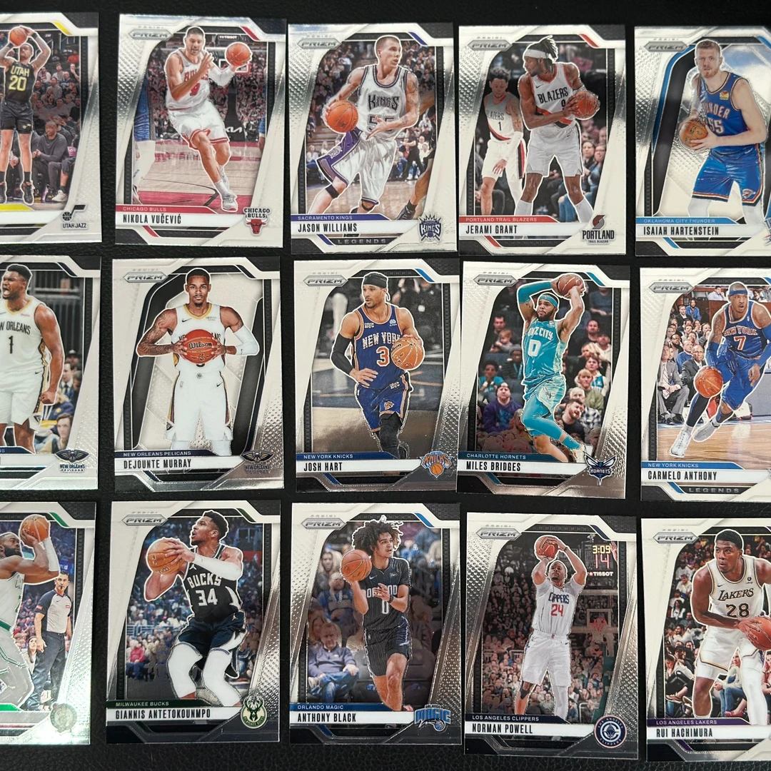 Prizm球星卡精美base盲盒卡片2张