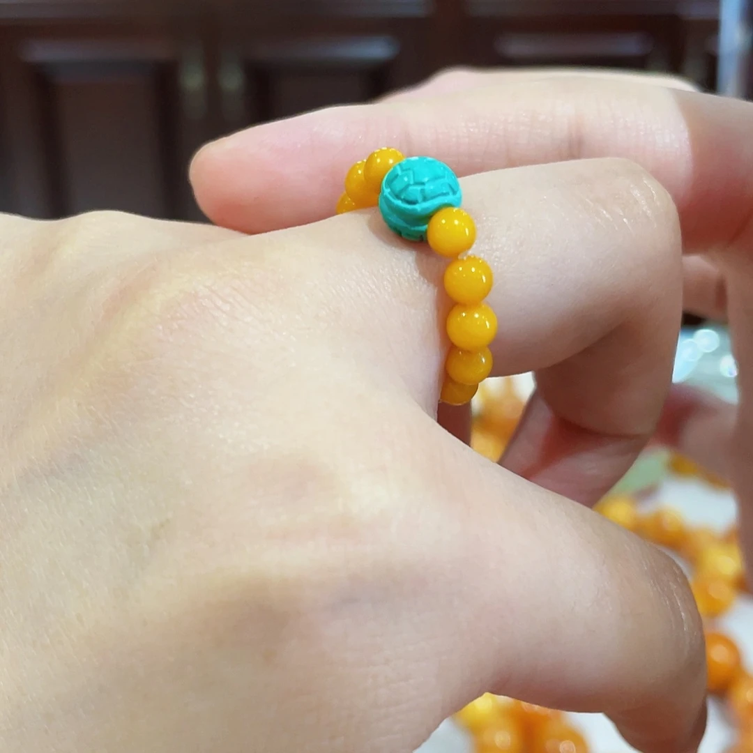 蜜蜡手链未镶嵌手串