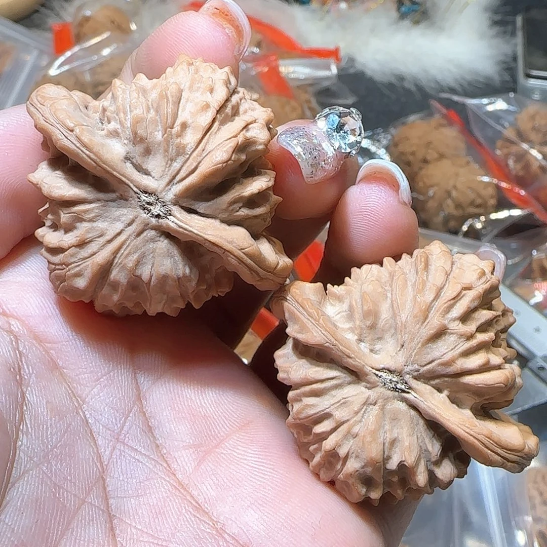 文玩核桃吊坠金**堂43全品朱雀