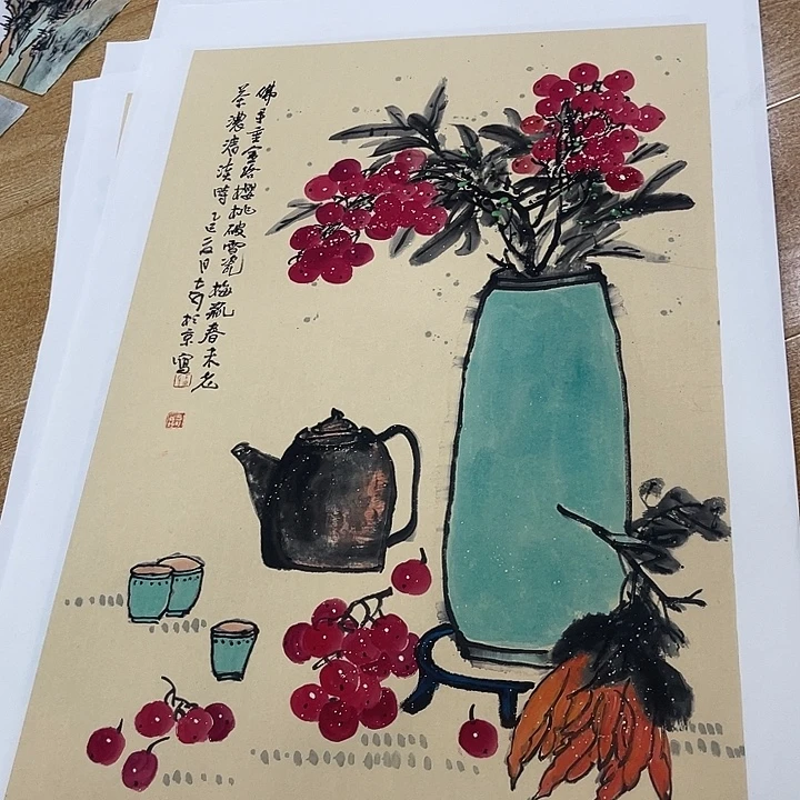 姜奇老师花鸟作品69×46