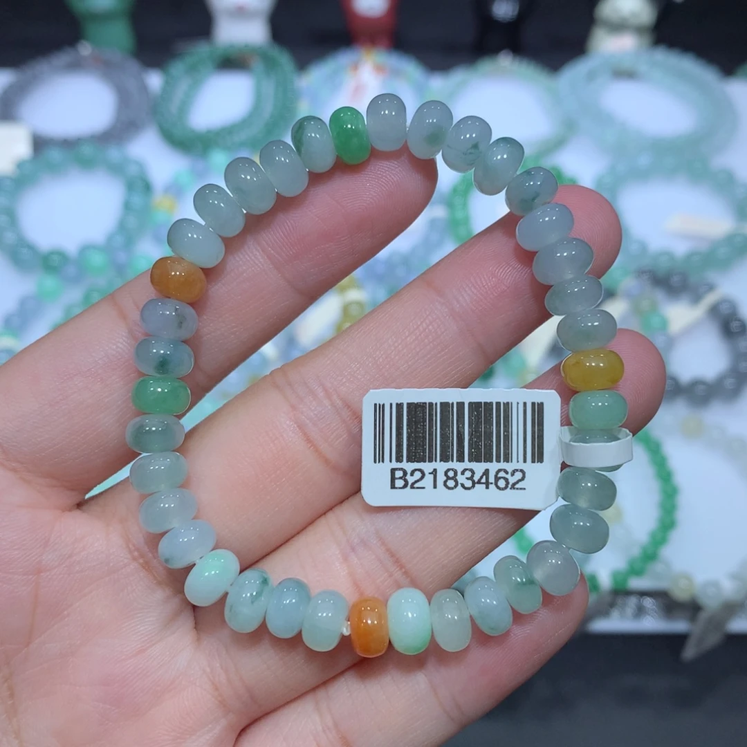 翡翠未镶嵌手串天然