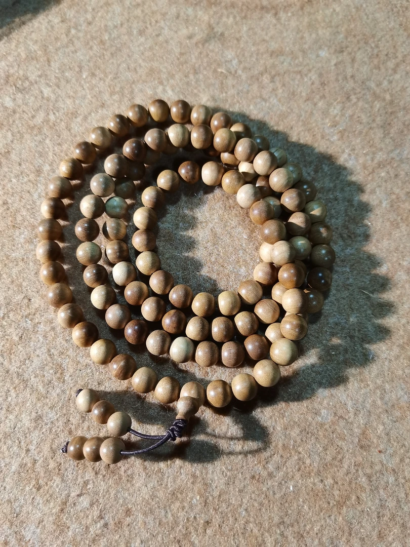 7.5规格108颗横纹红肉印度迈索尔老山檀香直播间福利款