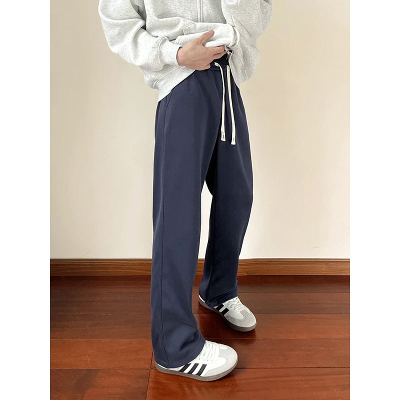 2024秋冬新款高级舒适商务休闲裤男女同款时尚潮流男士束脚卫裤