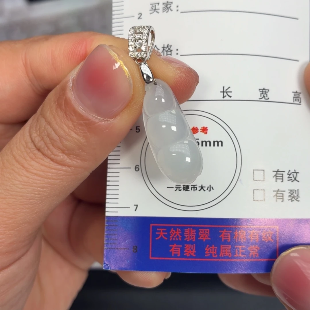 翡翠未镶嵌颈饰微瑕