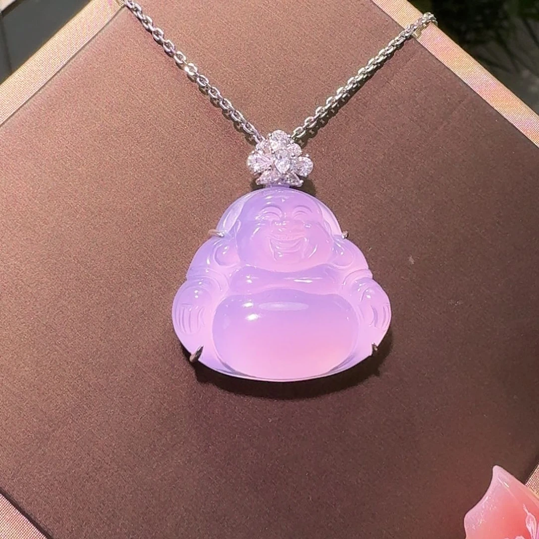 玛瑙/玉髓颈饰银S925镶嵌