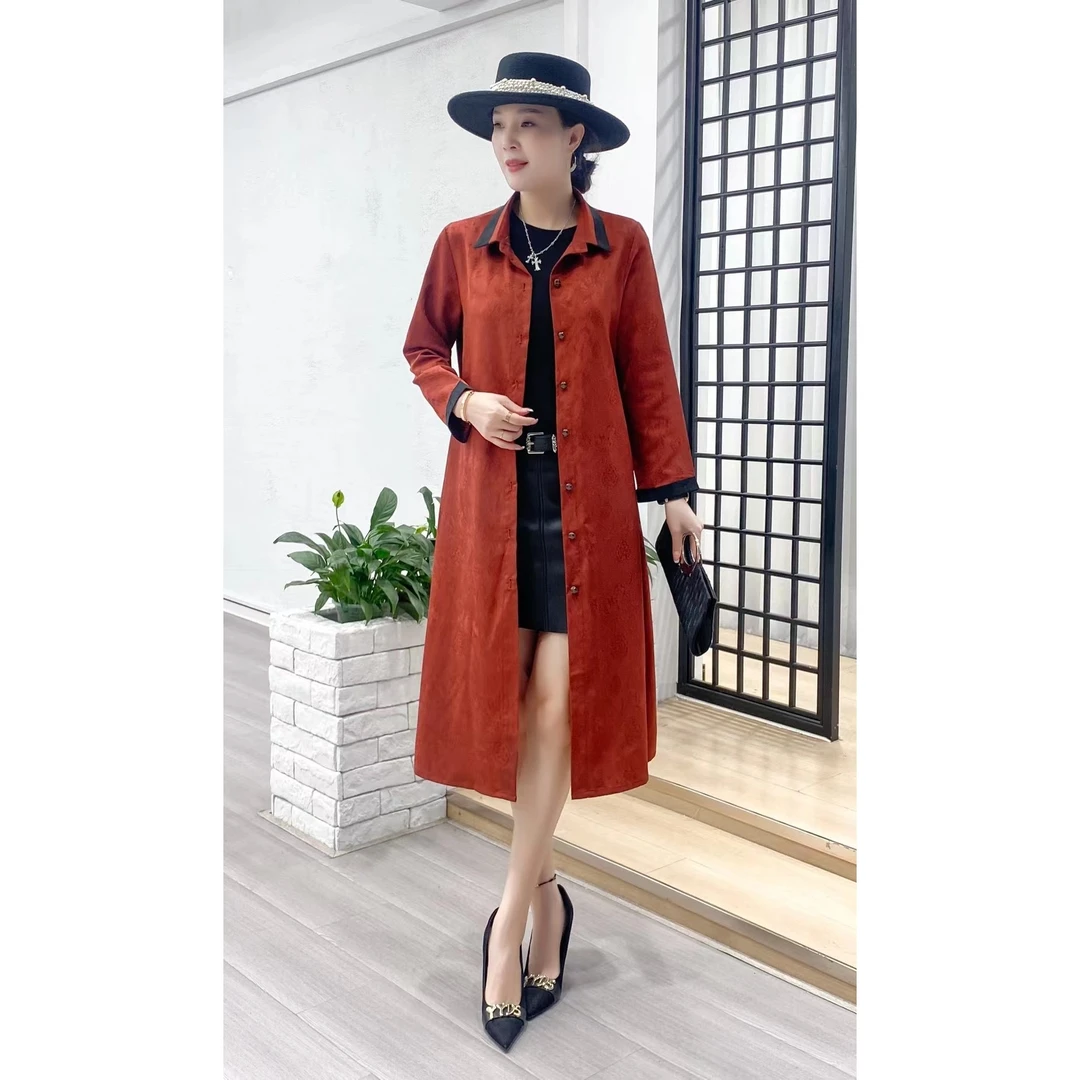 【撤柜样品】DJ317时尚休闲连衣裙气质洋气中长款连衣裙女