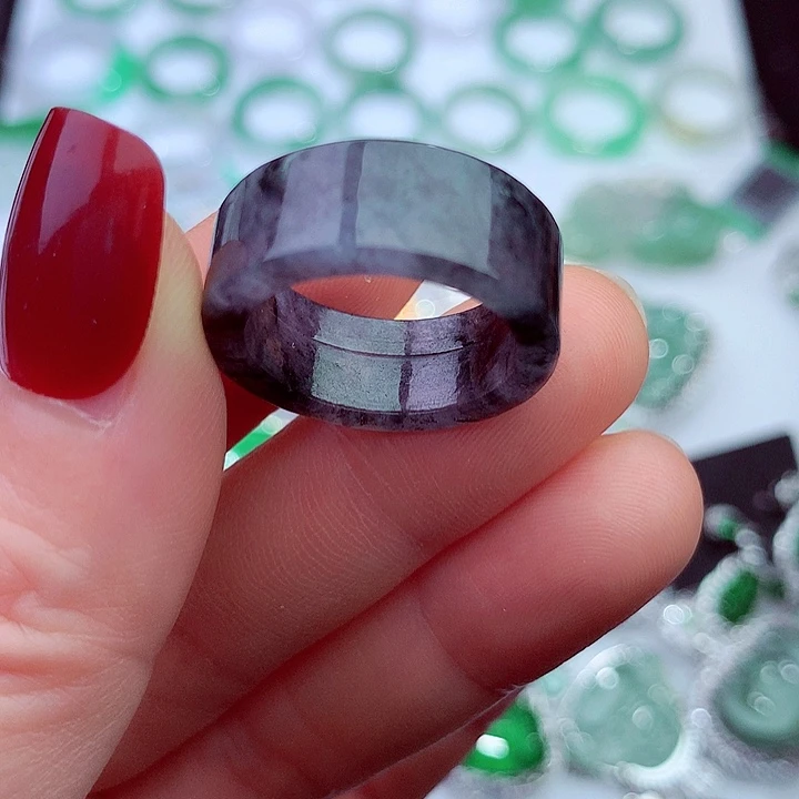 翡翠未镶嵌戒指天然翡翠