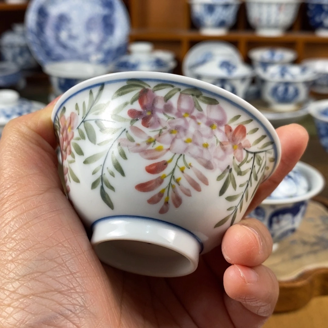 Y***.瓷片景德镇陶瓷手绘茶器853