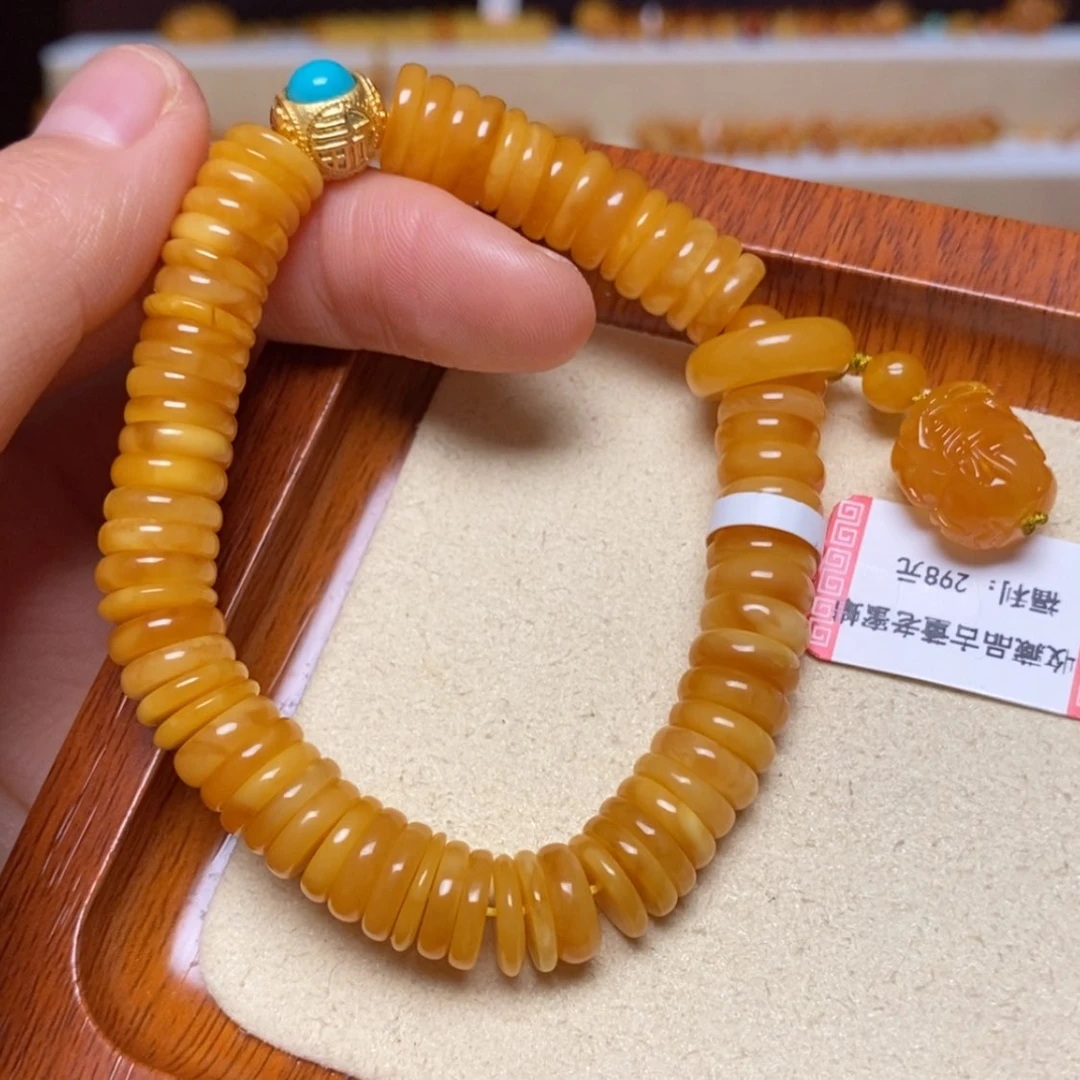 【闪购商品】未镶嵌蜜蜡手链手串