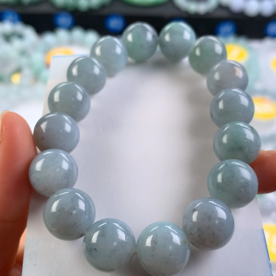 翡翠未镶嵌手链卡13