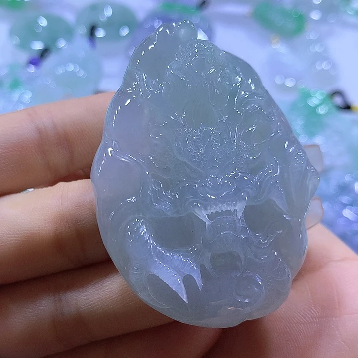颈饰未镶嵌翡翠天然翡翠A货吊坠